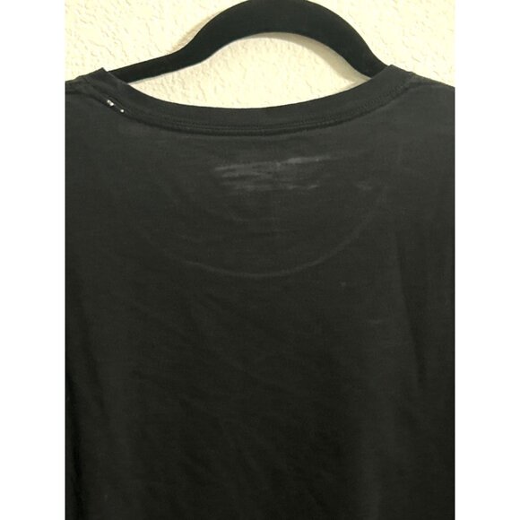 Adidas Mens Black The Go-To Tee L/G 100% Cotton Short Sleeve Casual T-Shirt - Picture 3 of 7